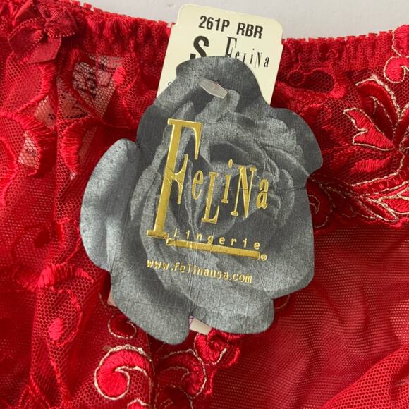 Felina Vintage Lingerie Set - Bustier Panty & Garter Belt 34C Small - Picture 11 of 15